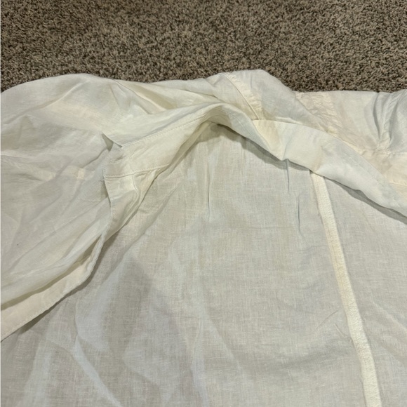 EUC Aerie medium thin White Casual Shirt button dress shirt - Picture 5 of 6